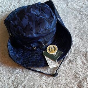 Camo Blue Bucket Hat